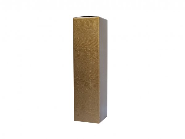 Set 5 bucati cutie aurie 1 sticla vin 90x90x340 mm