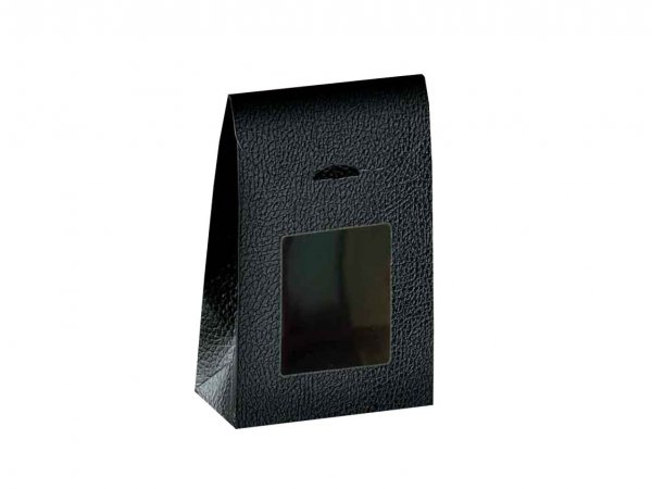 SET 10 BUCĂȚI - CUTIE PLIC NEGRU CU FEREASTRA L