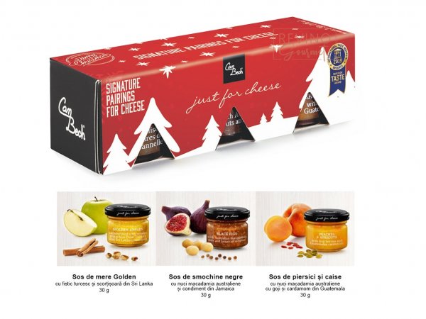 Specialitati Craciun Sosuri pentru Branzeturi Red 3 x 30 g