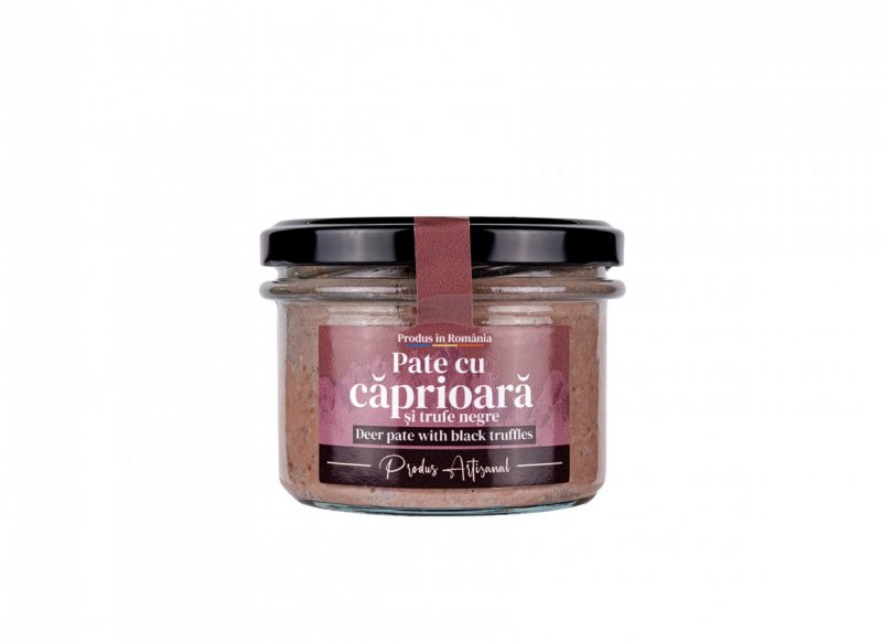 PATE DE CAPRIOARA CU TRUFE NEGRE 180 G