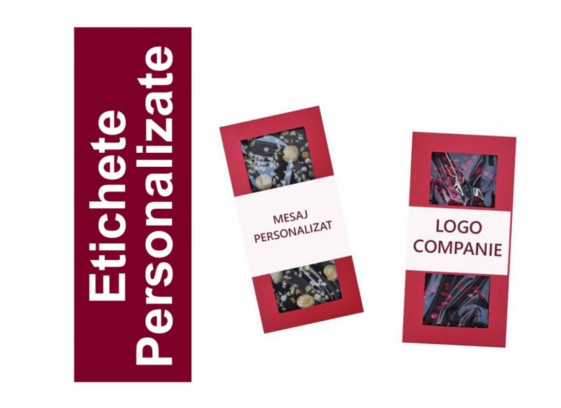CIOCOLATA ARTIZANALA CU ETICHETA PERSONALIZATA