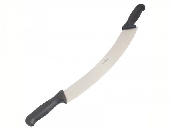 Cutit profesional curbat cu doua manere pp pentru branzeturi clasic