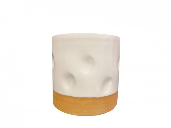 Pahar Ceramica Amprente Alb 250 ml