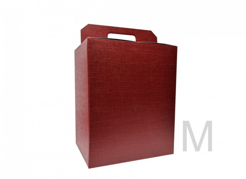 CUTIE CADOU ROSU BORDEAUX CU MANER M