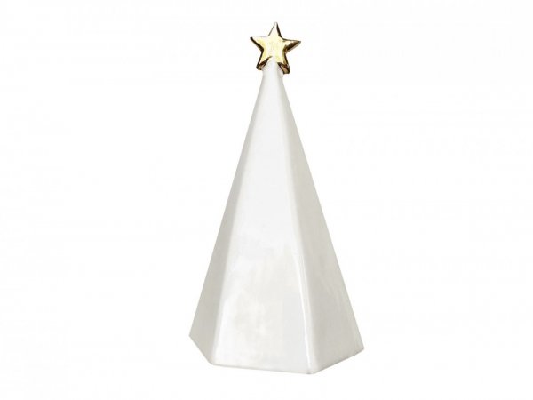 Brad Craciun din portelan alb