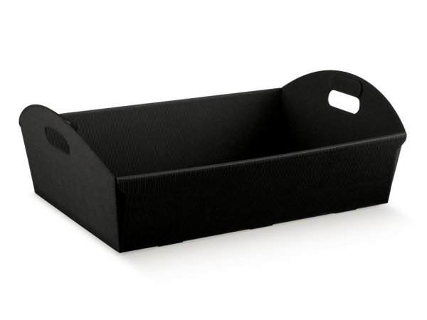 Cos cadou negru 320x220x85 mm