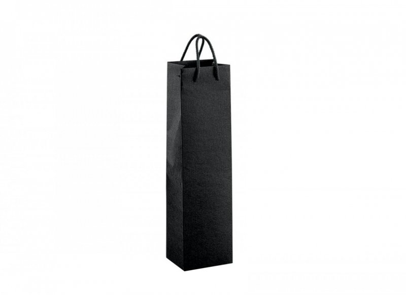 10 BUC - PUNGA CADOU NEGRU PENTRU 1 STICLA VIN