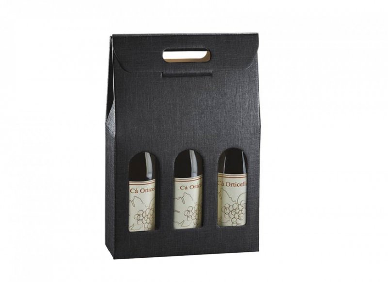 CUTIE NEAGRA 3 STICLE VIN CU FEREASTRA