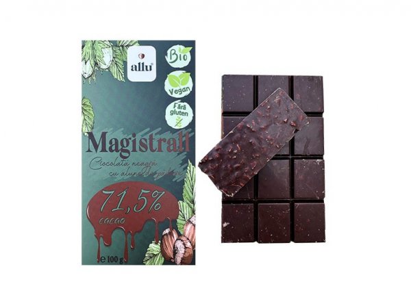 Ciocolata Neagra cu Alune de Padure Vegana Magistrall
