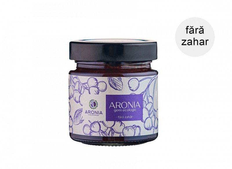 Gem de Aronia ECO fara zahar 200 g