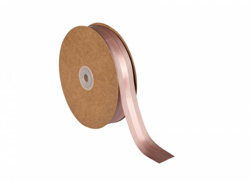 Panglica mov vintage satinata ripsata 25 mm