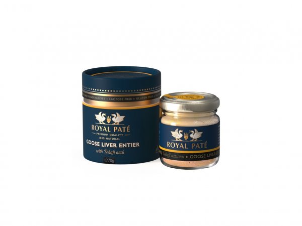 Foie gras de gâscă cu vin Tokaji Aszú 70g