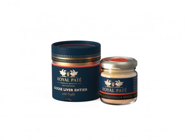 Foie gras de gâscă cu trufe 70g