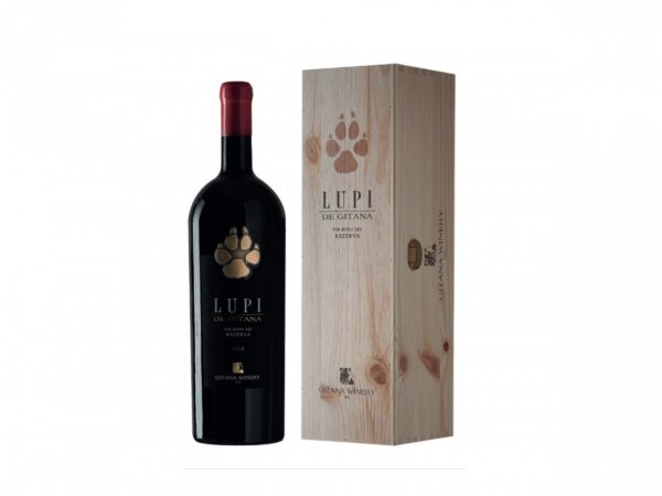 Vin Lupi Gitana magnum si cutie lemn