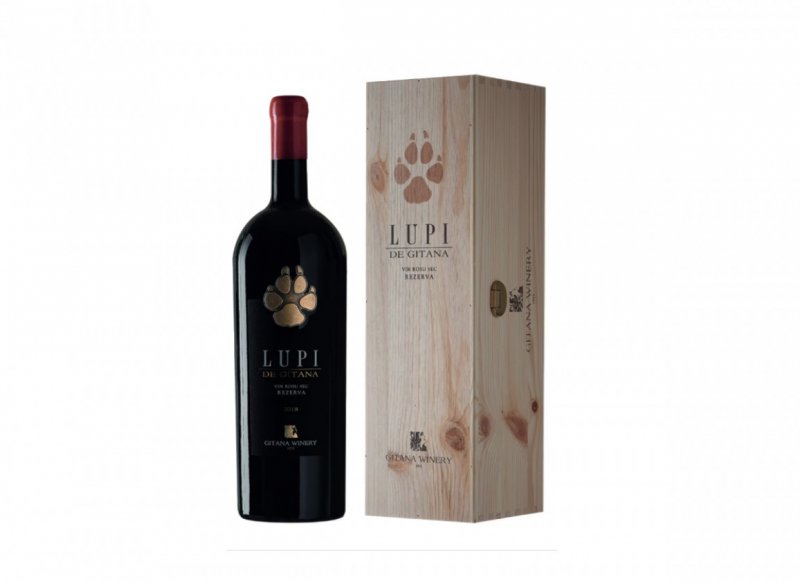 Vin Lupi Gitana magnum si cutie lemn