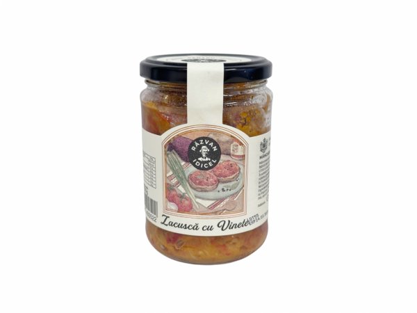 Zacusca artizanala cu vinete, 350 g