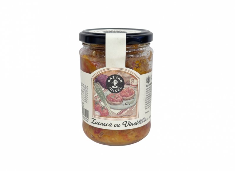 Zacusca artizanala cu vinete, 350 g
