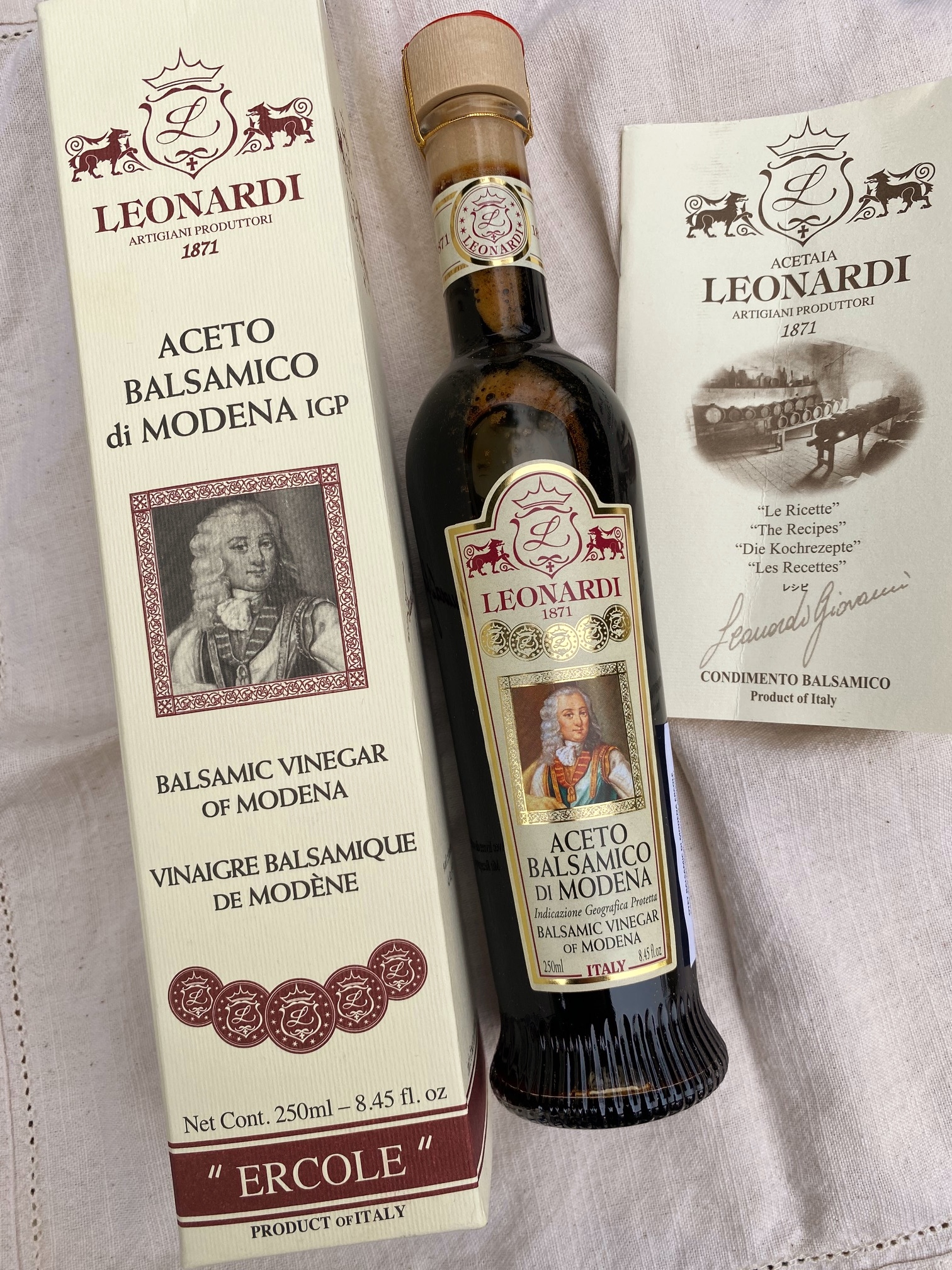 revino ercole leonardi aceto balsamico di modena