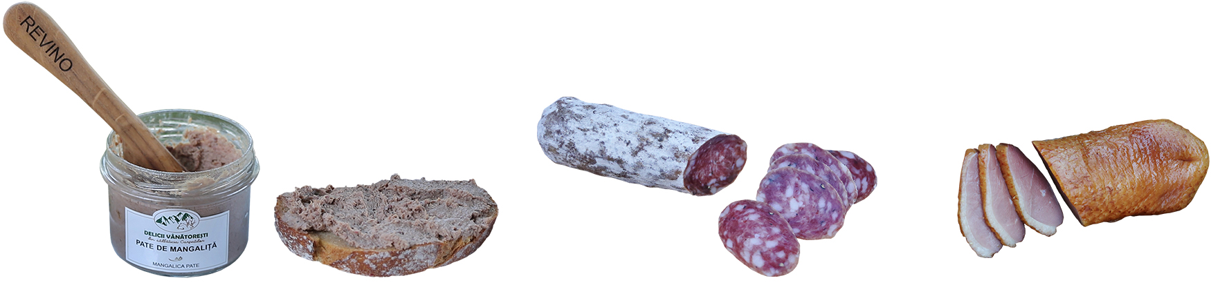 trio pate rata salam